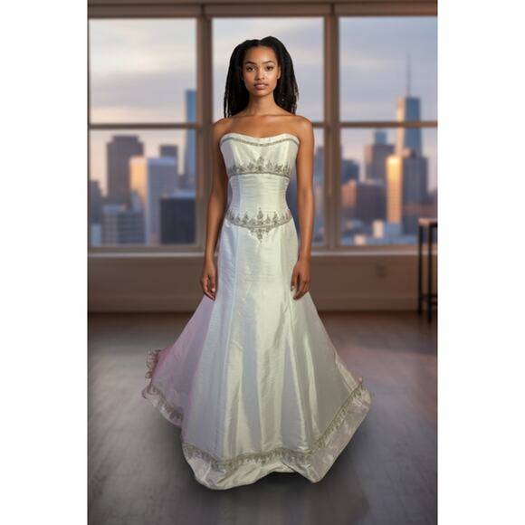 Casablana Strapless Dress Size 10 NWT - Picture 1 of 9
